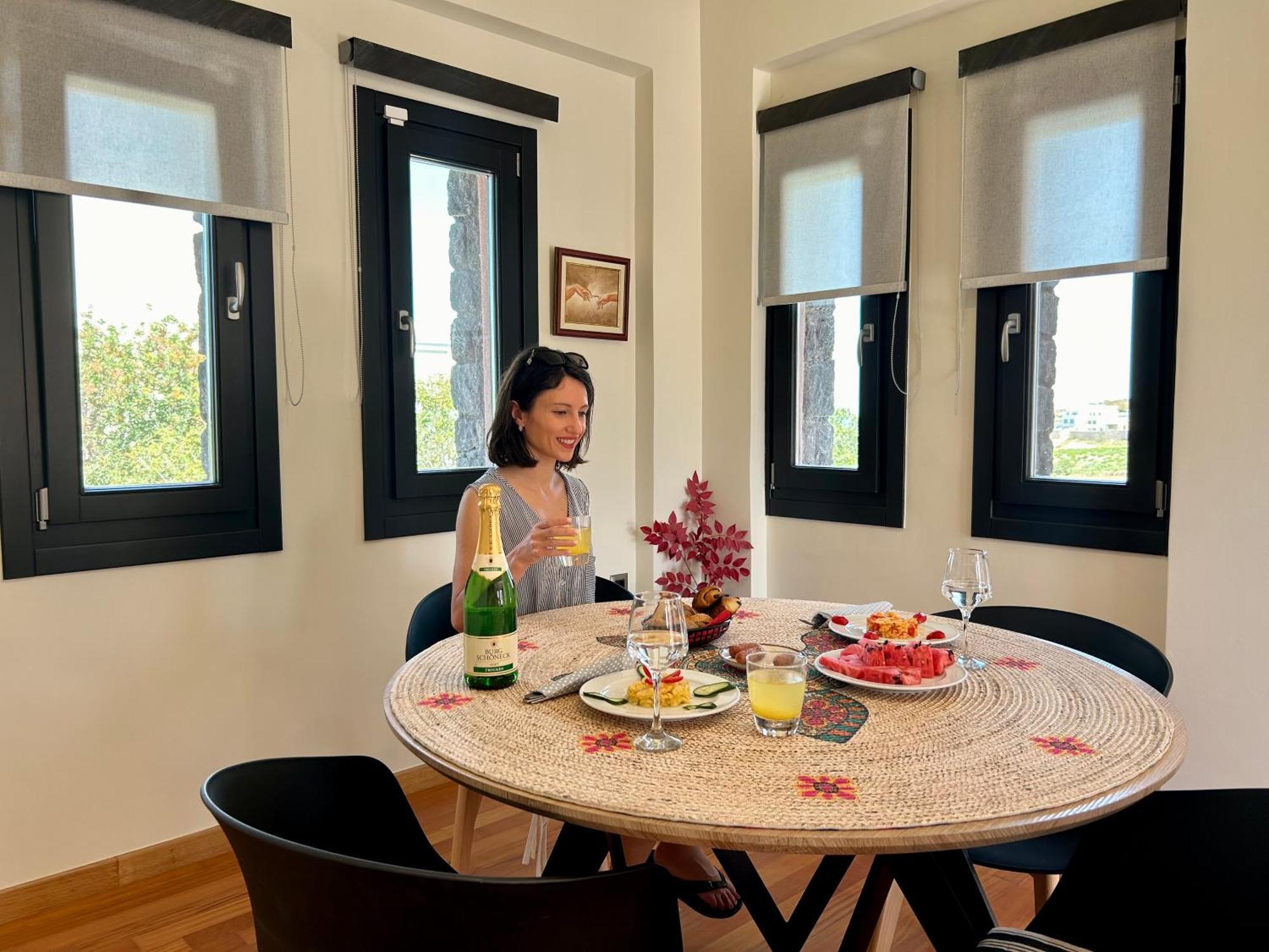 Golden Moments Luxury Stone Villas A Messaria  Luaran gambar