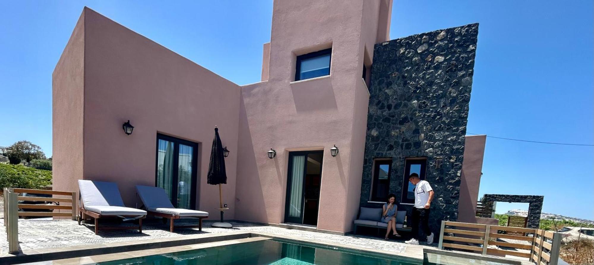 Golden Moments Luxury Stone Villas A Messaria  Bilik gambar