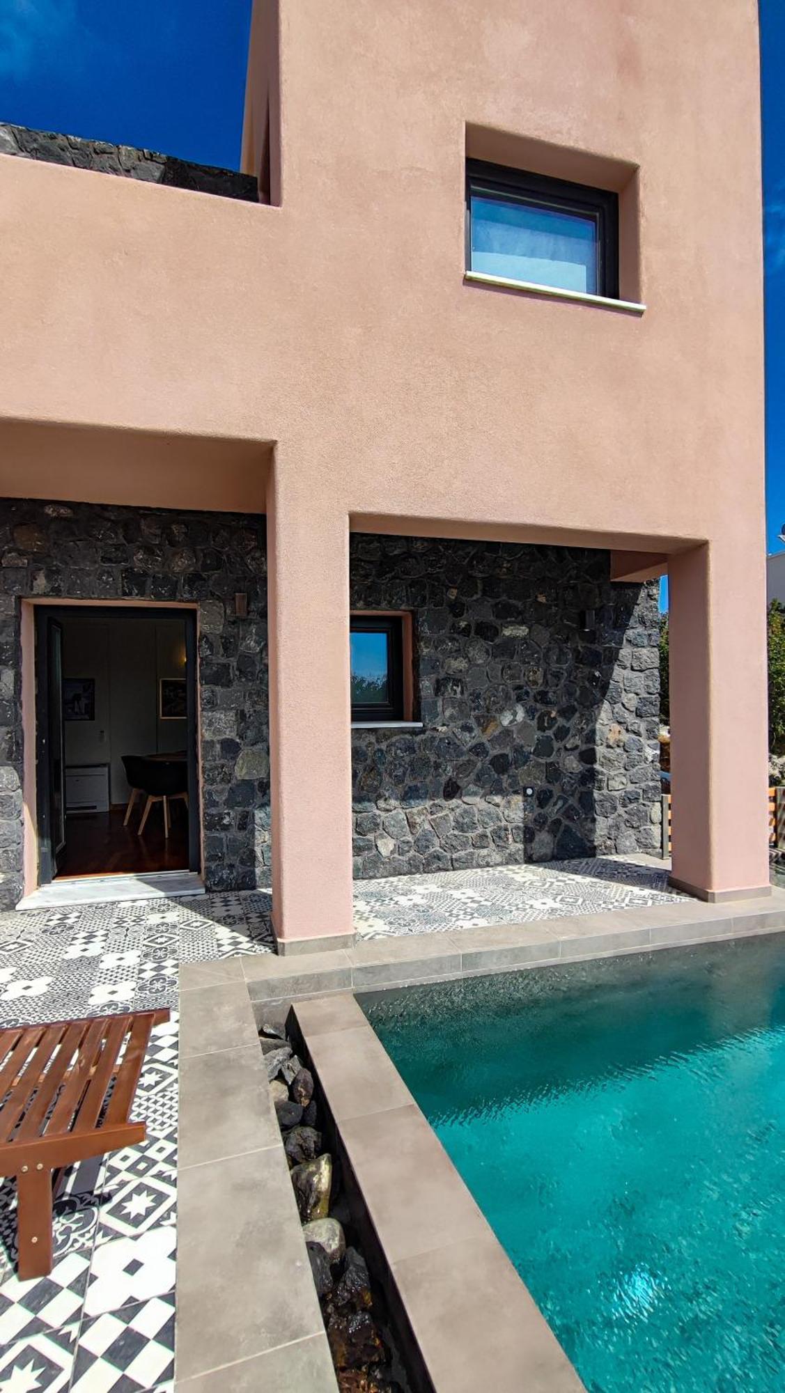 Golden Moments Luxury Stone Villas A Messaria  Luaran gambar