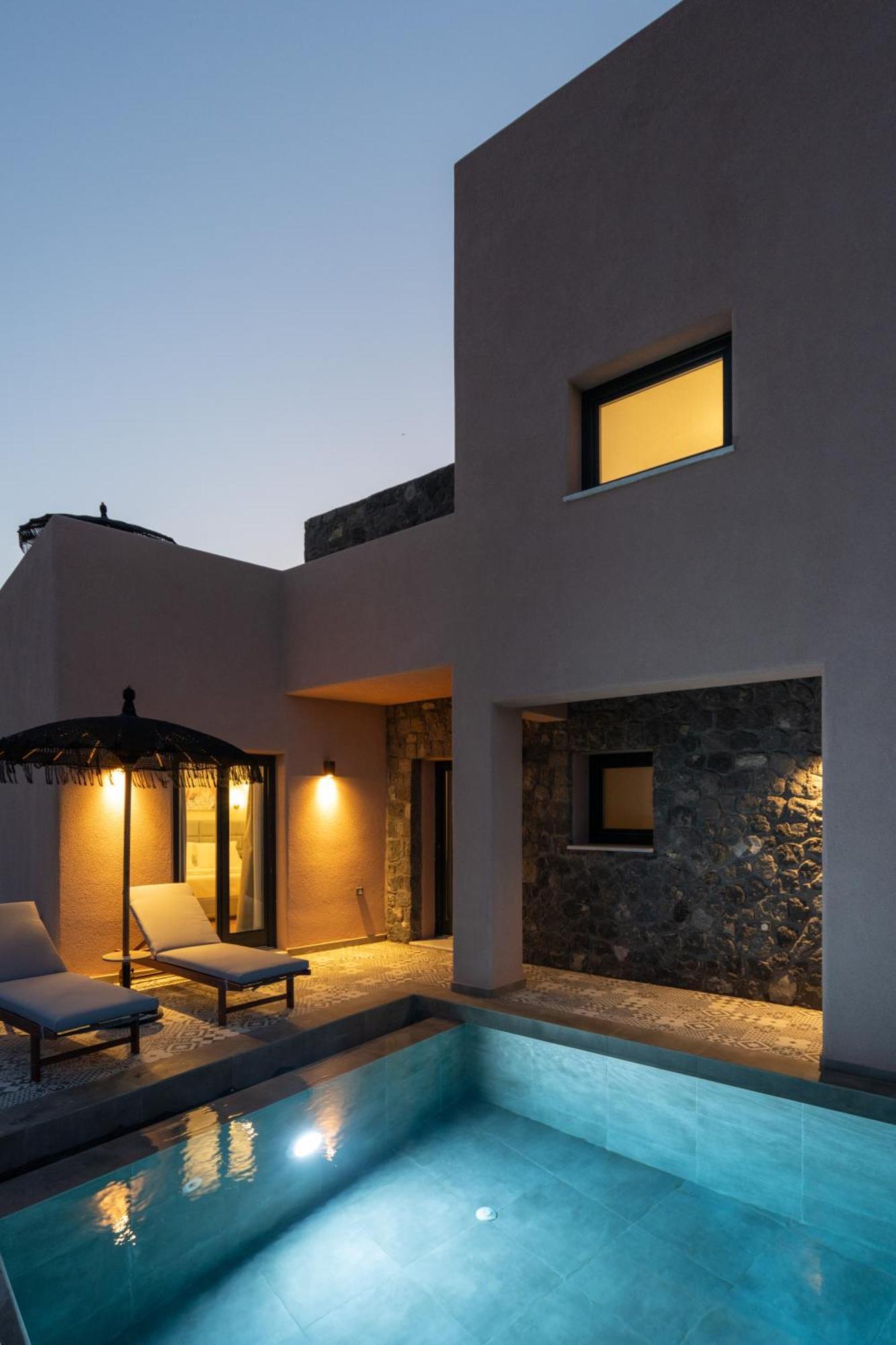 Golden Moments Luxury Stone Villas A Messaria  Bilik gambar