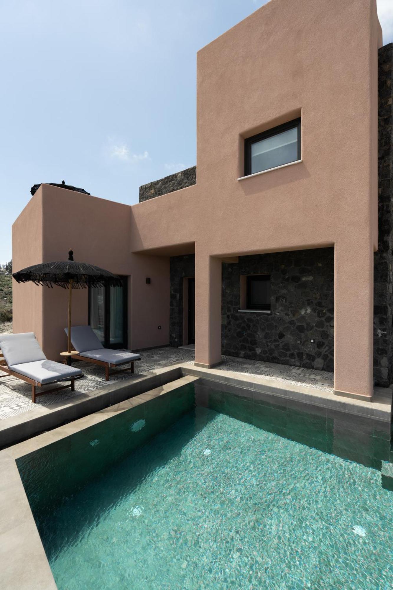 Golden Moments Luxury Stone Villas A Messaria  Luaran gambar