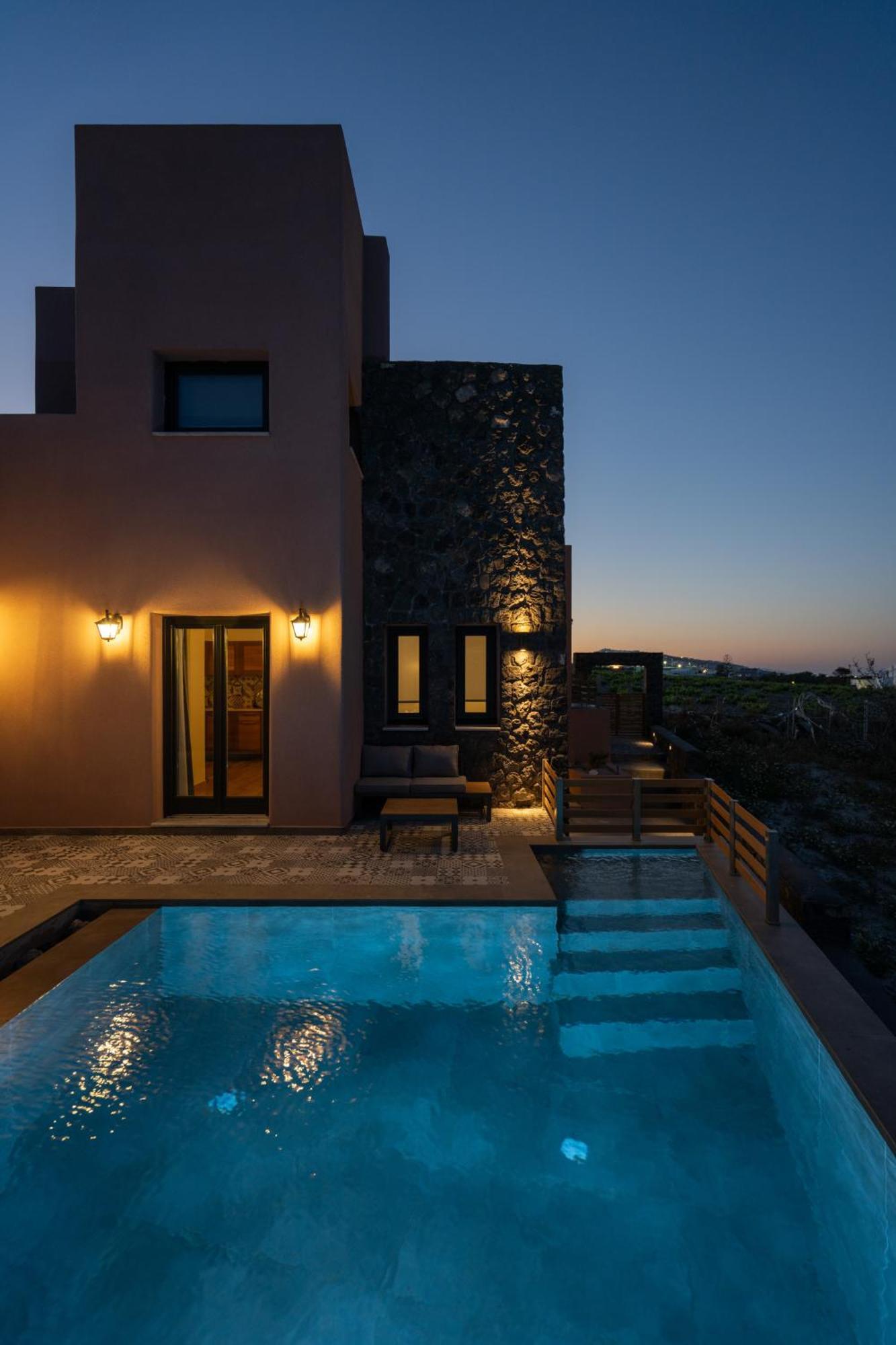 Golden Moments Luxury Stone Villas A Messaria  Bilik gambar