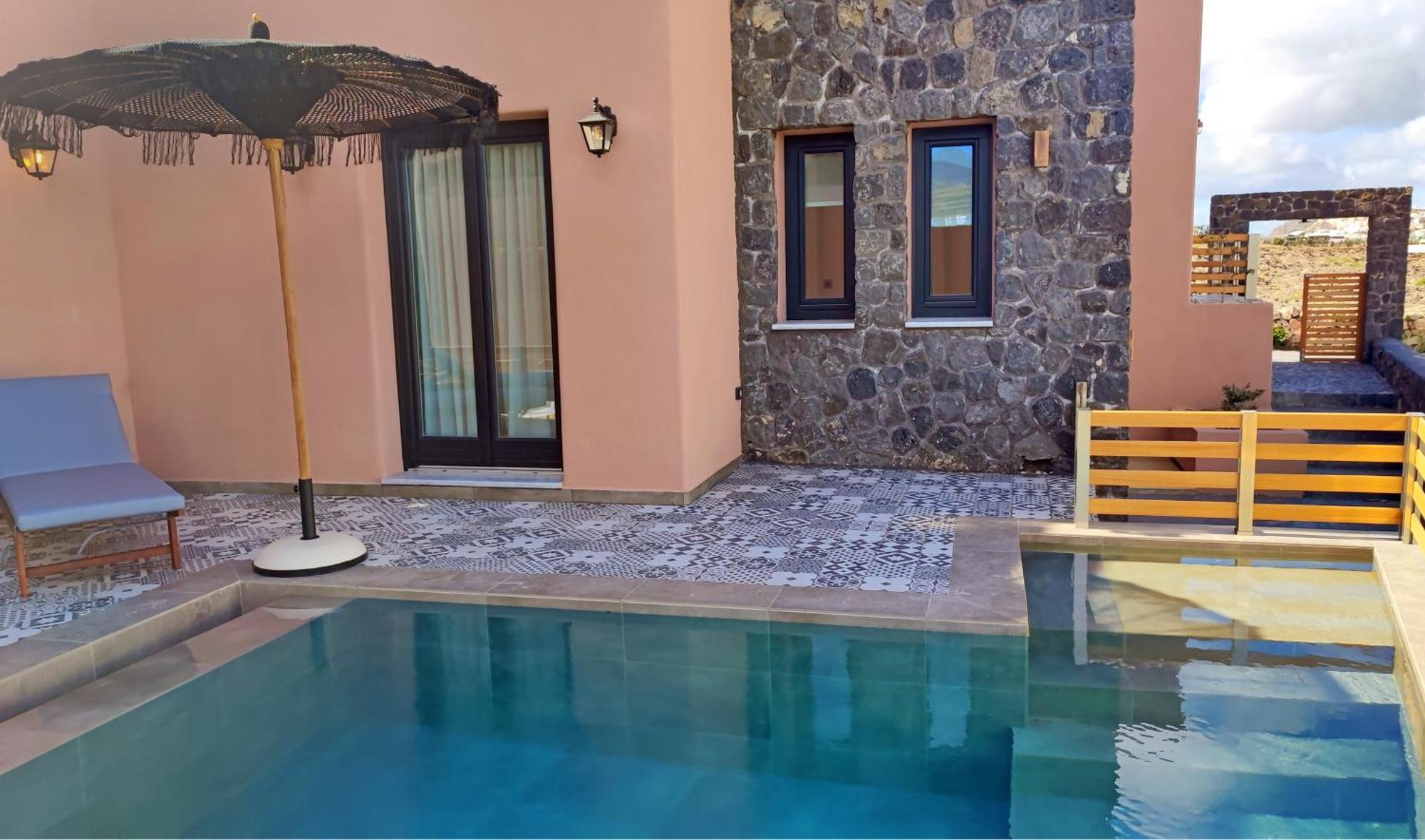 Golden Moments Luxury Stone Villas A Messaria  Luaran gambar