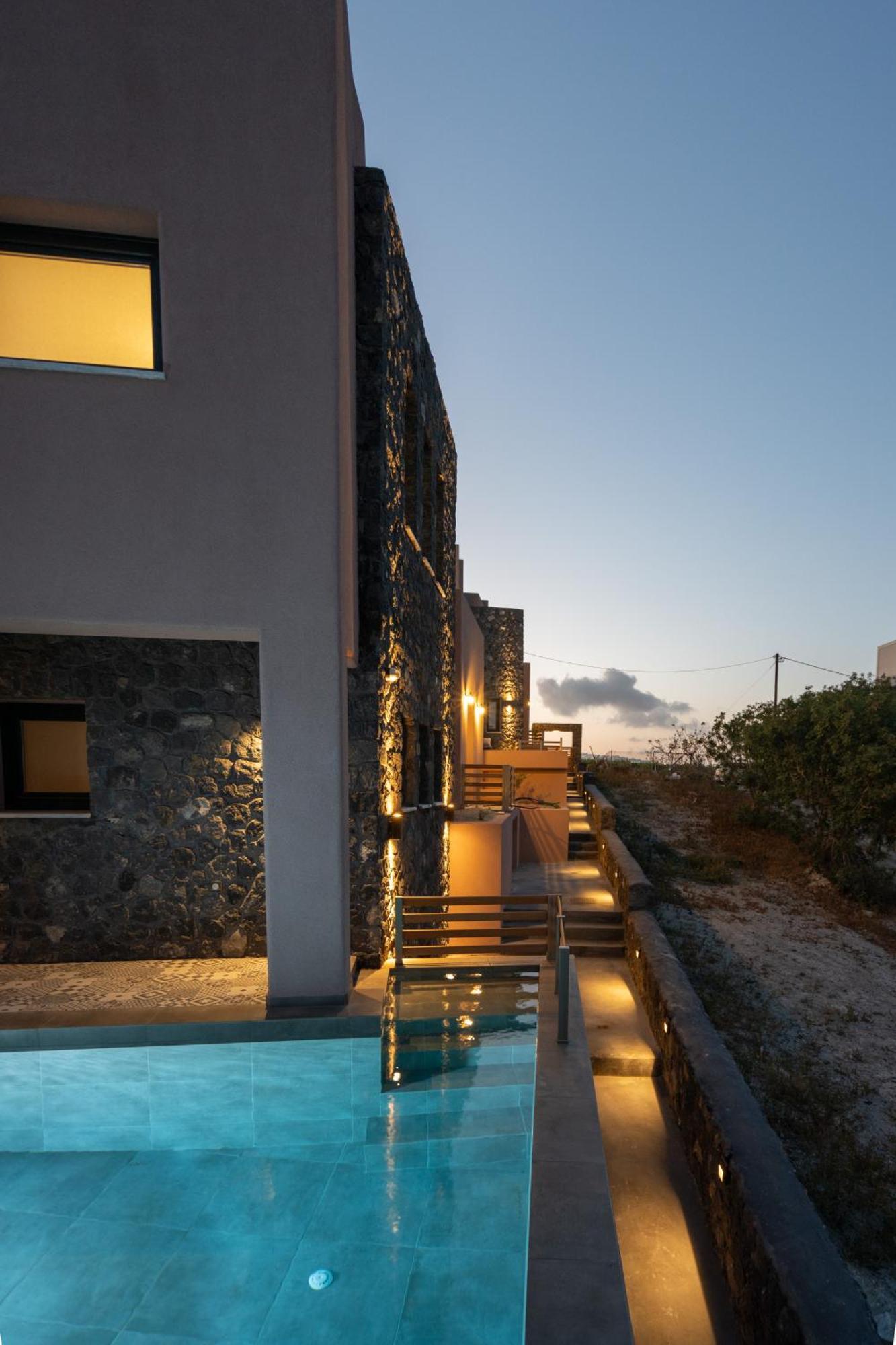 Golden Moments Luxury Stone Villas A Messaria  Luaran gambar