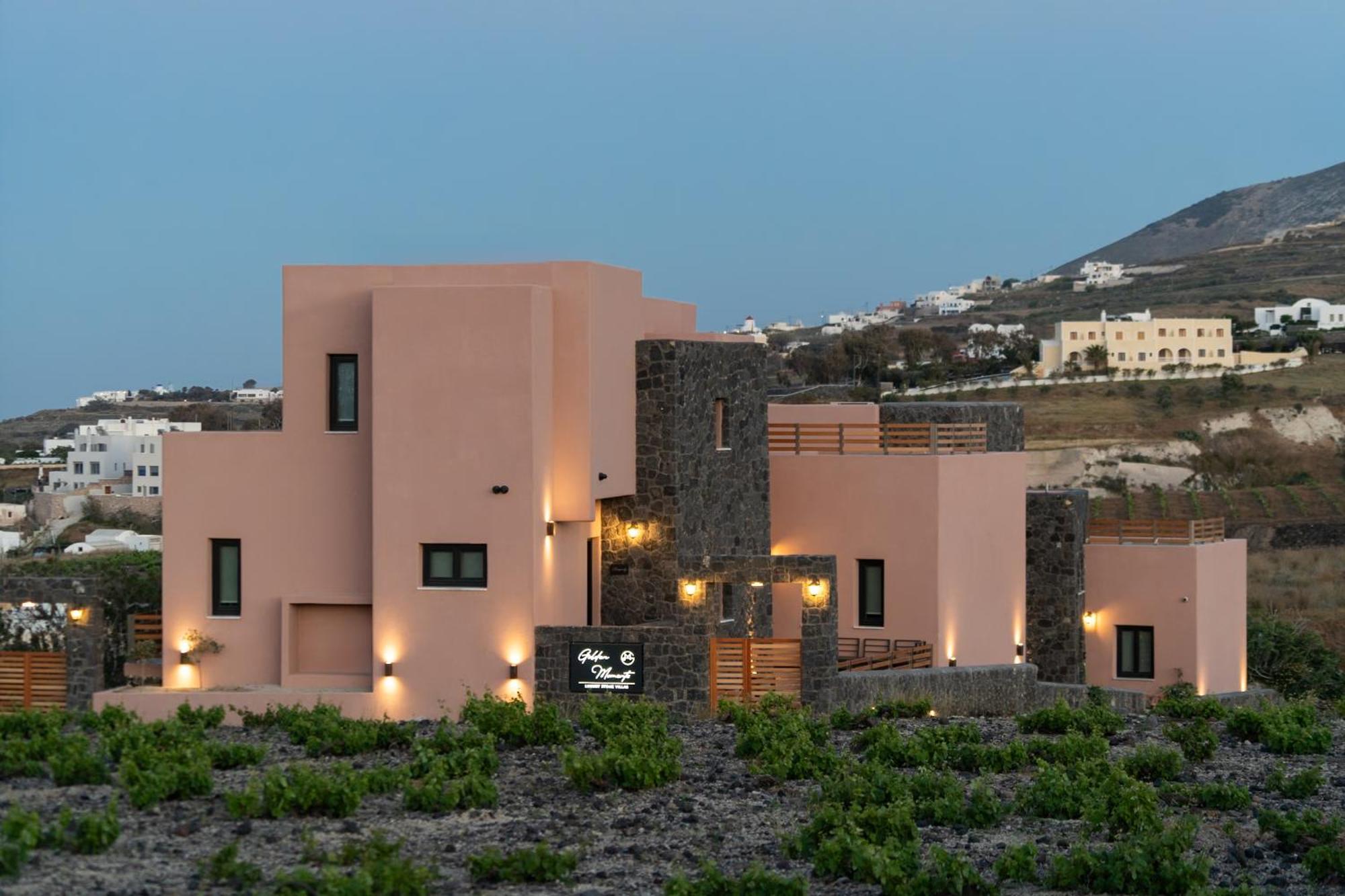 Golden Moments Luxury Stone Villas A Messaria  Luaran gambar