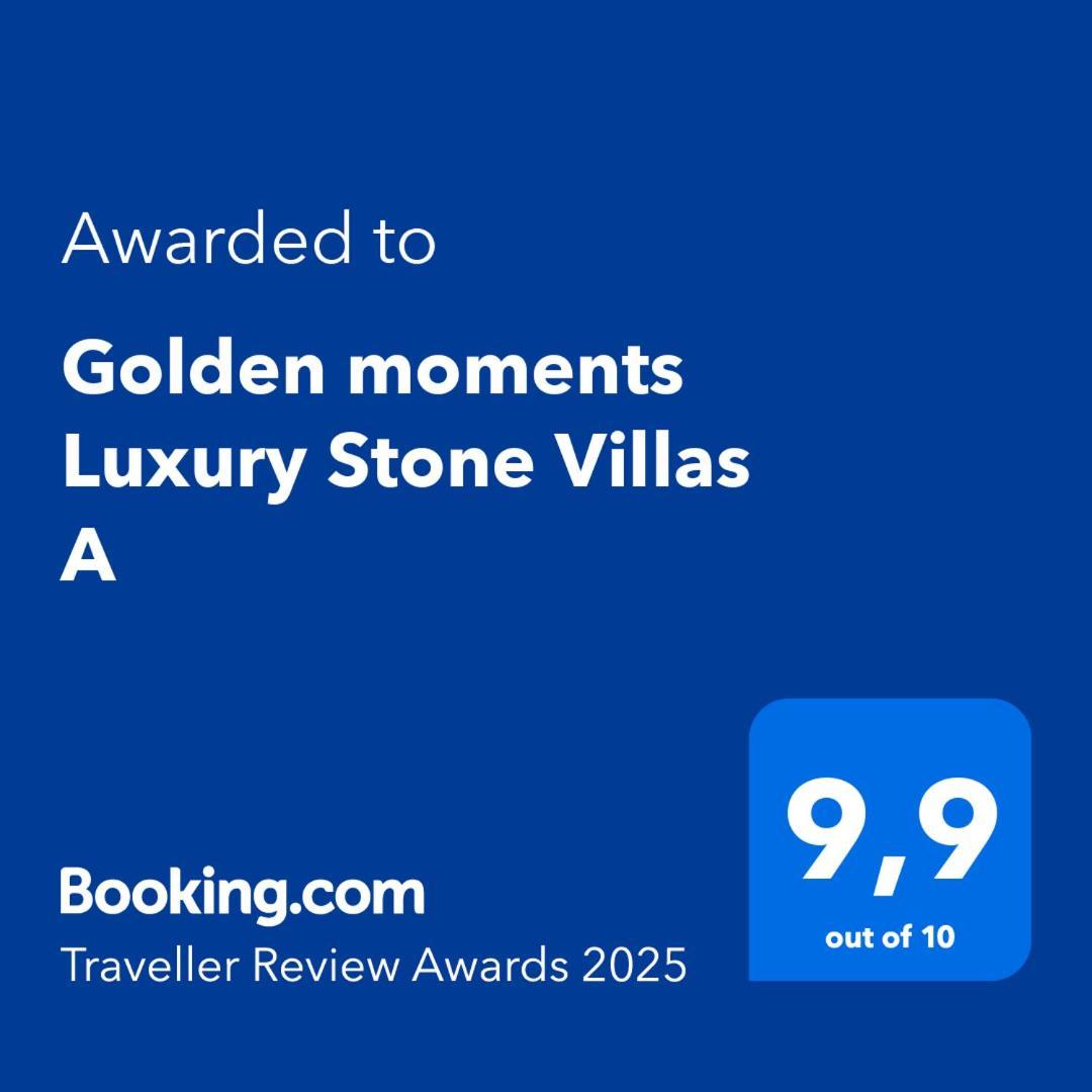 Golden Moments Luxury Stone Villas A Messaria  Luaran gambar